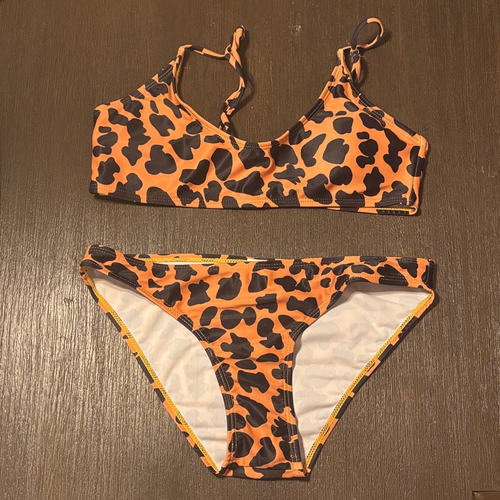 Like New Animal Print Bikini Set